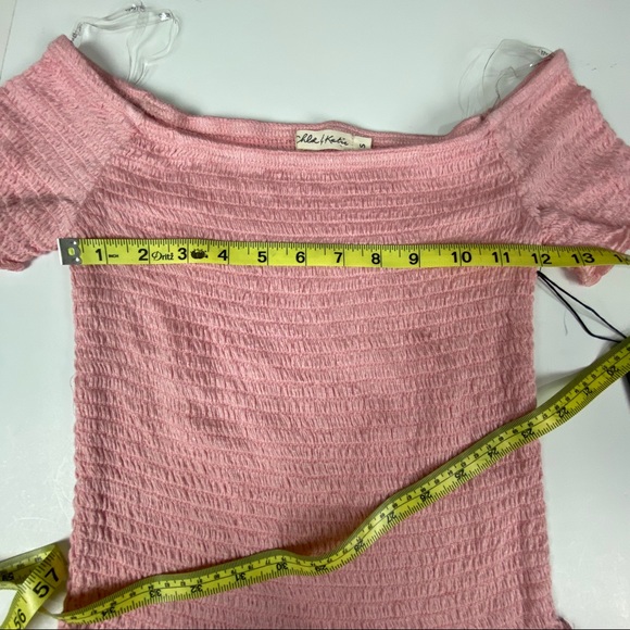 NWT Sz small Chloe & Katie blush pink top - Picture 7 of 7
